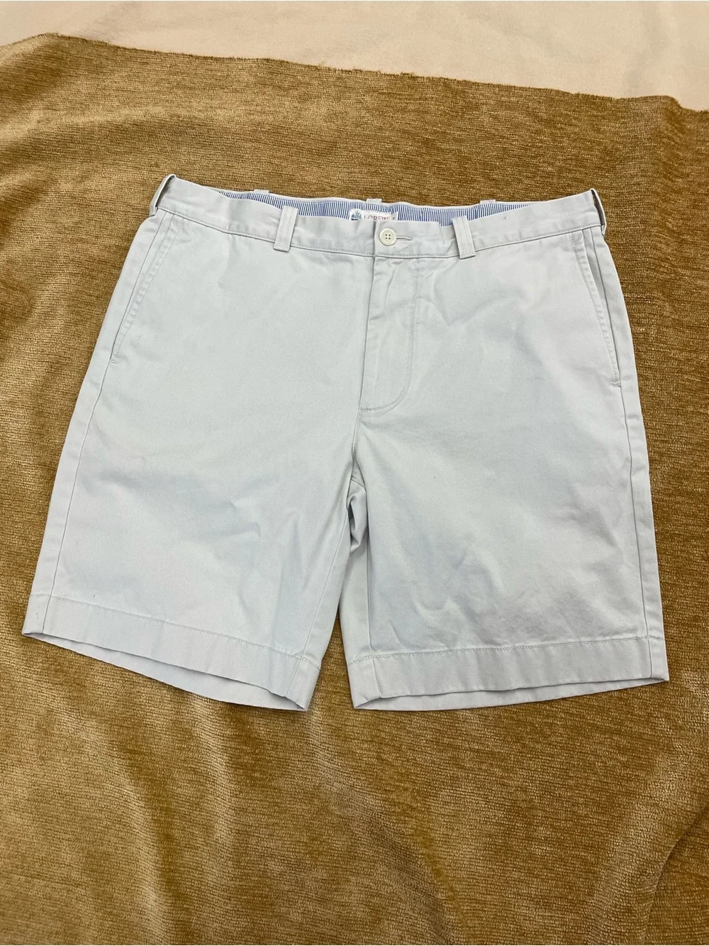 J Crew men’s size 36 khaki color Classic Cotton Chino Shorts